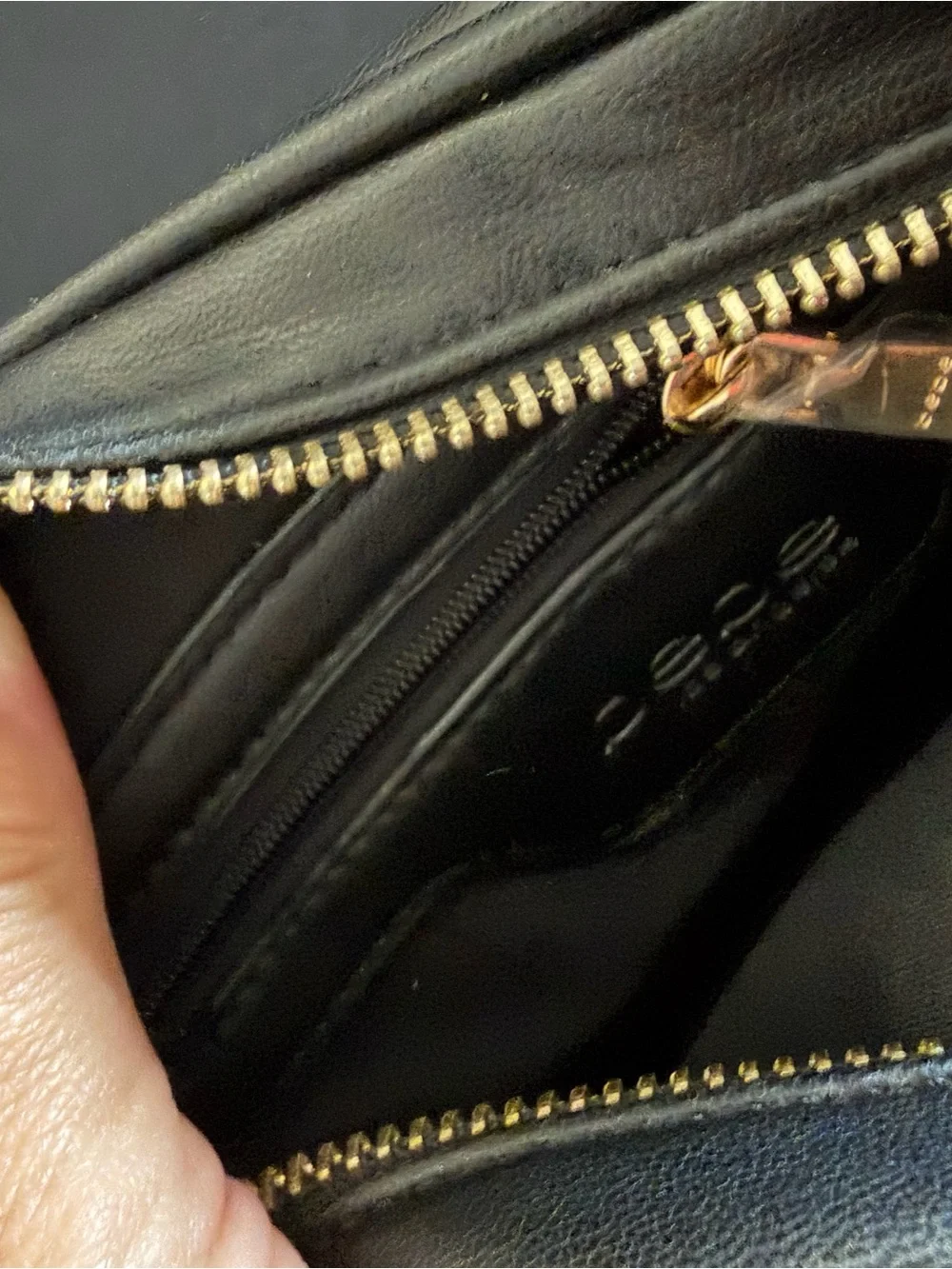 bebe Black Quilted Studded Crossbody NWT - Picture 5 of 5